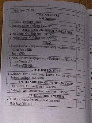 KPPSC Past Papers