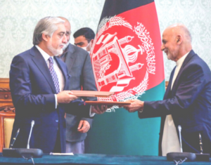 Ashraf Ghani and Abdullah Abdullah