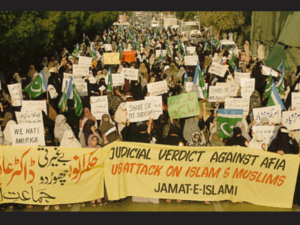 Protests for release of Aafia Siddiqui