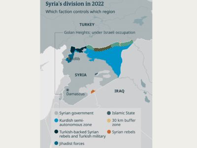 syria civil war map