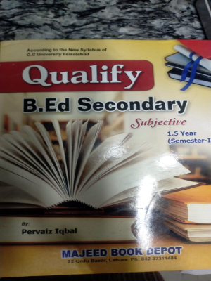 Qualify B.Ed Secondary Subjective