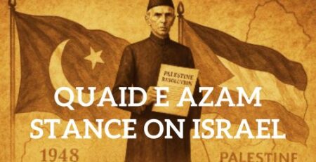 Quaid e Azam , Palestine and Israel