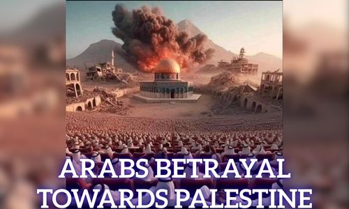 Arabs betrayal towards palestine