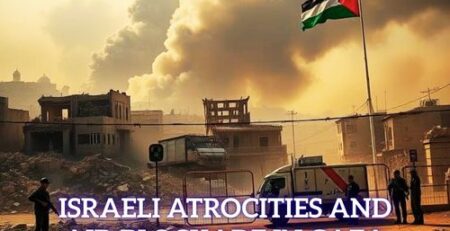 israeli Atrocities and aid blockade in gaza