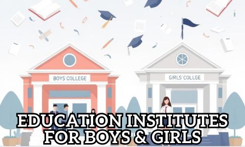 There should be colleges and schools just for men/boys and some just for women/girls.