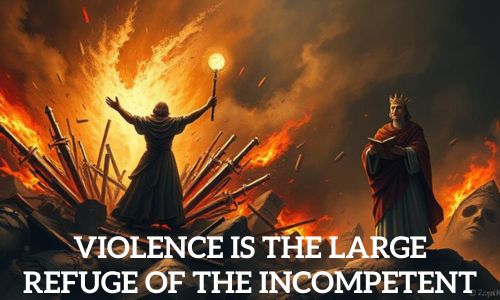 Violence is the Large Refuge of the Incompetent