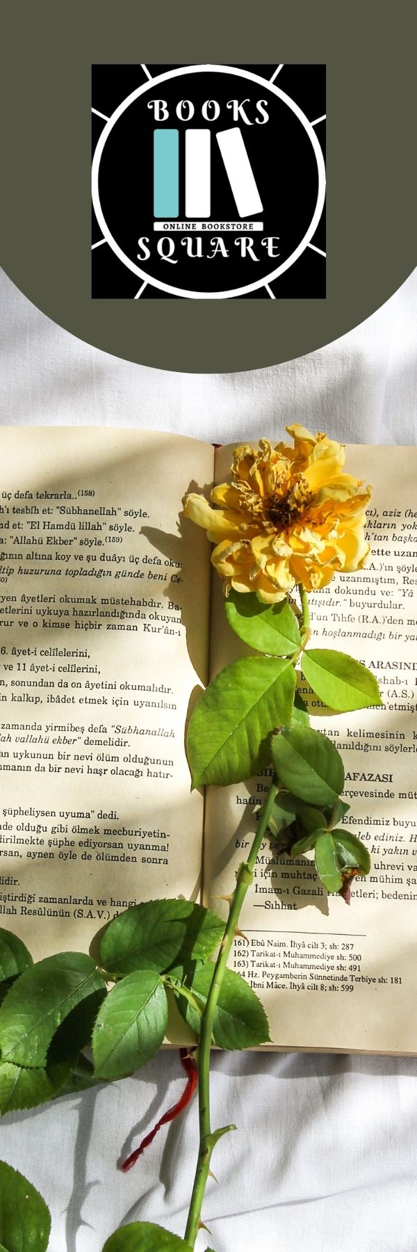 Yellow Rose Book Mark