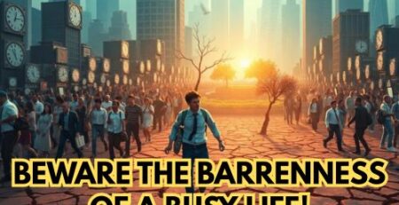 Beware The Barrenness of a Busy Life
